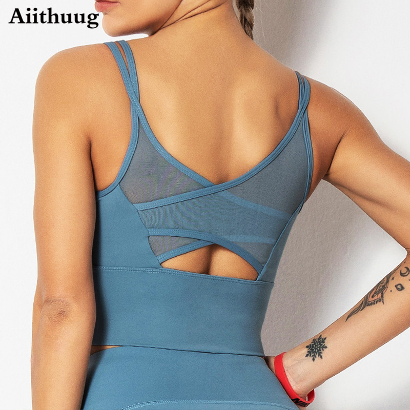 Aquatic Gym - Aiithuug Yoga soutiens-gorge Fitness chemises hauts